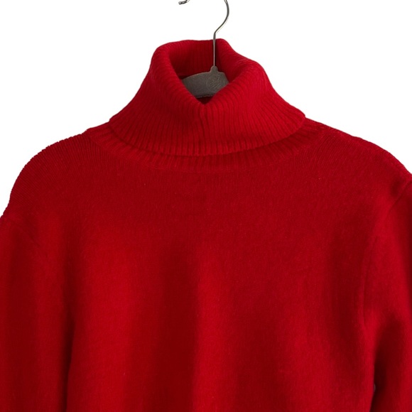 Olivia Jade x Princess Polly Women’s Cropped Red Turtle Neck Sweater  Size:  4 - Picture 5 of 11